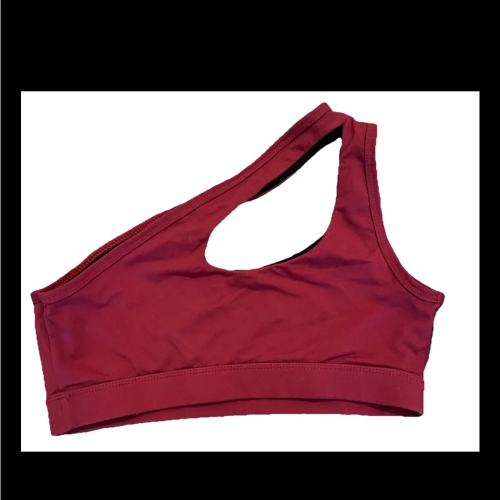 2-BRA’s AVIA Black W/Diff  Colors & RUNNING GIRL Maroon Double Shoulder Strap